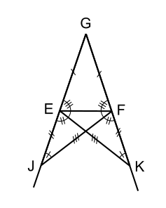 isosceles right triangle cross section